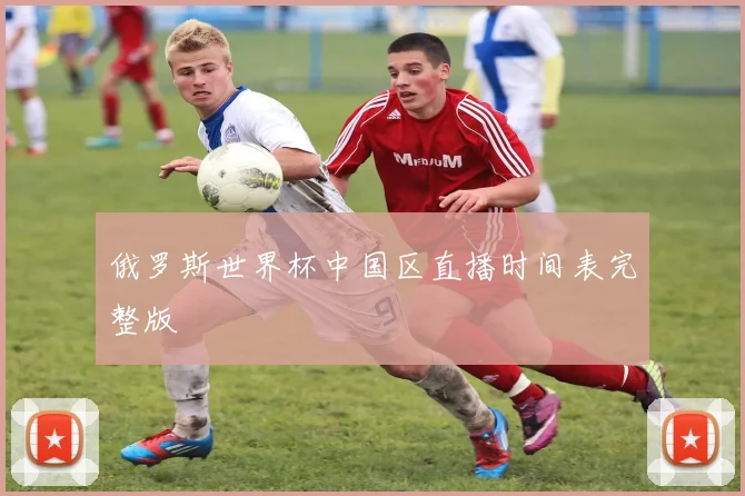 俄罗斯世界杯中国区直播时间表完整版